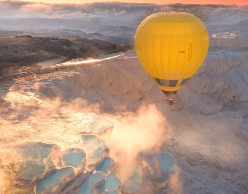 From Marmaris: Pamukkale Balloon Flight Day Trip with Lunch - Exploring Pamukkale’s terraces and thermal pools