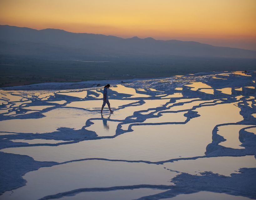 From Marmaris: Pamukkale Evening Tour with Transfer & Dinner - Cleopatra’s Pool, a paid extra