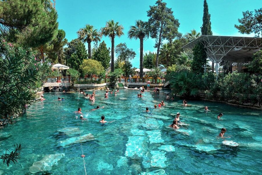 From Selcuk/Kusadasi/Izmir: Pamukkale Full-Day Tour - Cleopatra’s Pool: check the current status
