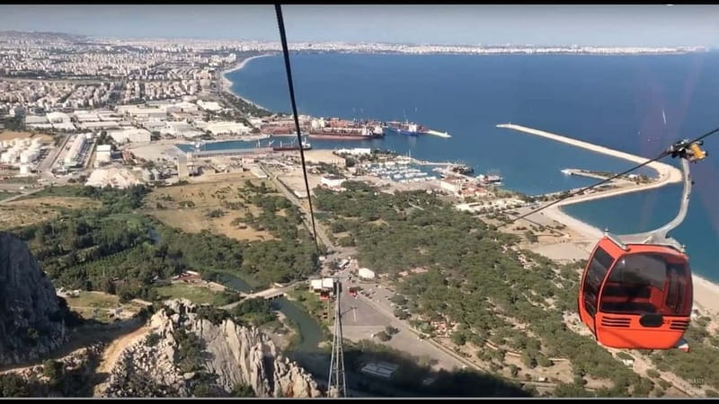 From Side: Antalya City Tour w/Boat Trip, Old Town&Waterfall - The cable car problem