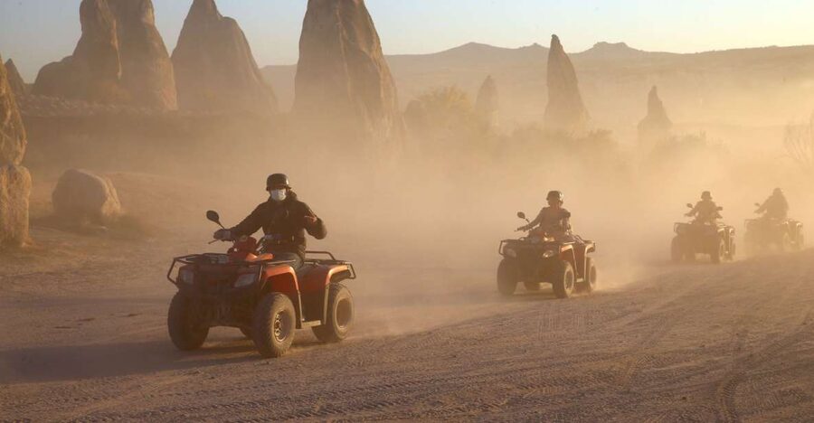 From Ürgüp/Göreme: Cappadocia Sunrise or Sunset Quad Tour - Hotel pickup from Göreme or Ürgüp