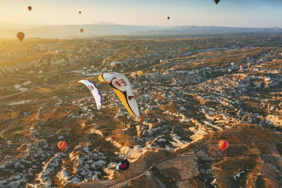 From Urgüp/Göreme: Cappadocia Tandem Paragliding & Transfer - Choosing between sunrise and daytime flights