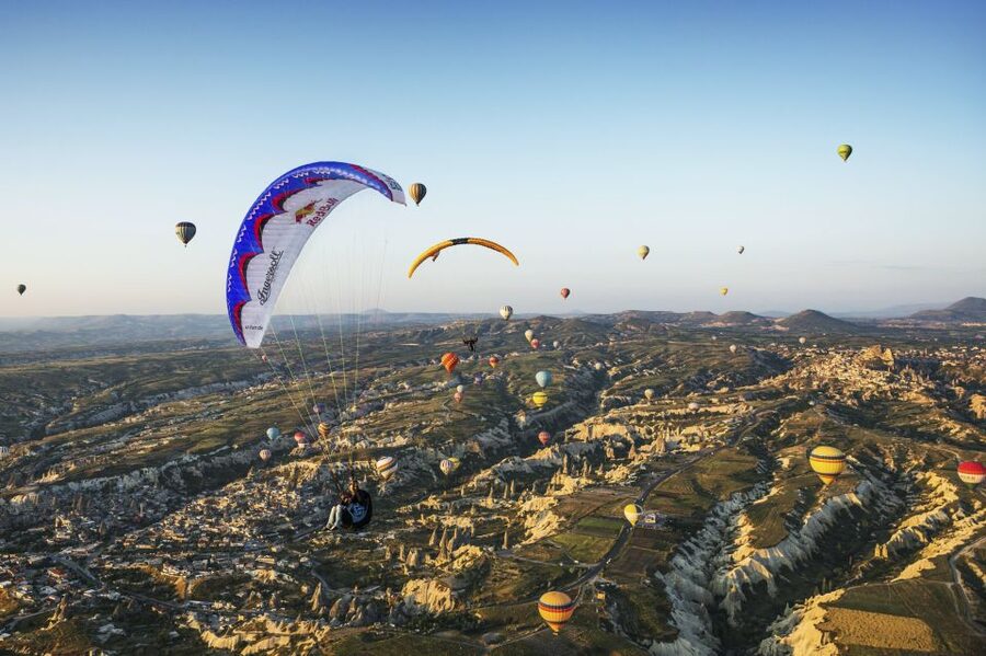 From Urgüp/Göreme: Cappadocia Tandem Paragliding & Transfer - Safety briefing, equipment, and the first takeoff