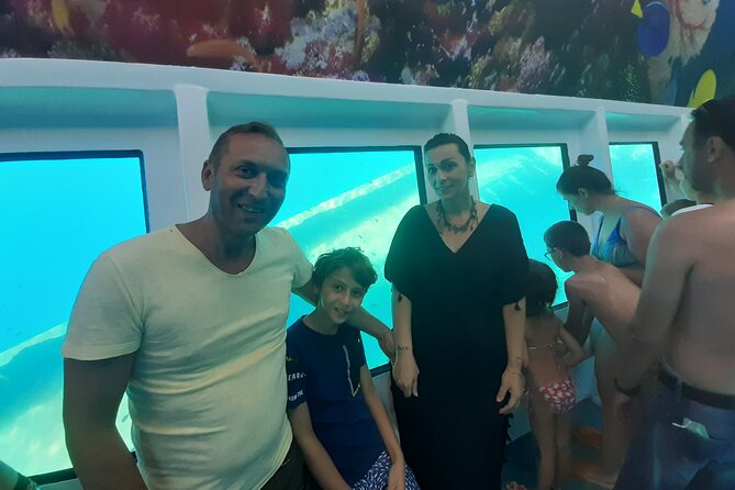 Full-Day Glass bottom Semi Submarine Cruise in Marmaris - Four swimming stops in clear water