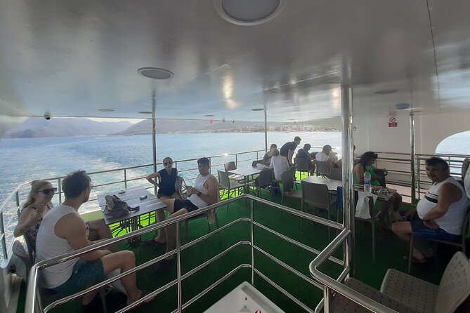 Full-Day Glass bottom Semi Submarine Cruise in Marmaris - A calmer boat atmosphere than many Marmaris cruises