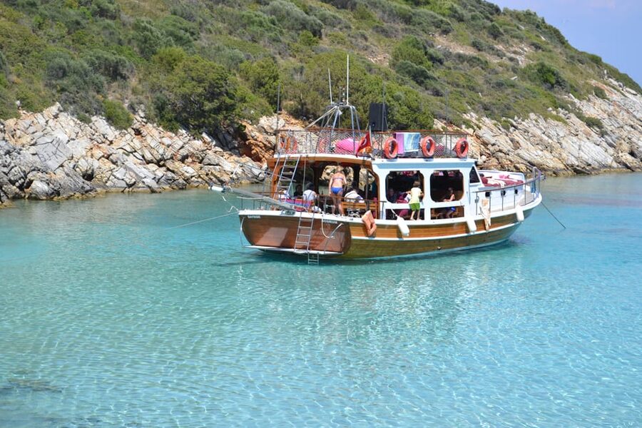 Full-Day Orak Island Boat Trip from Bodrum - German Bay: another chance to snorkel