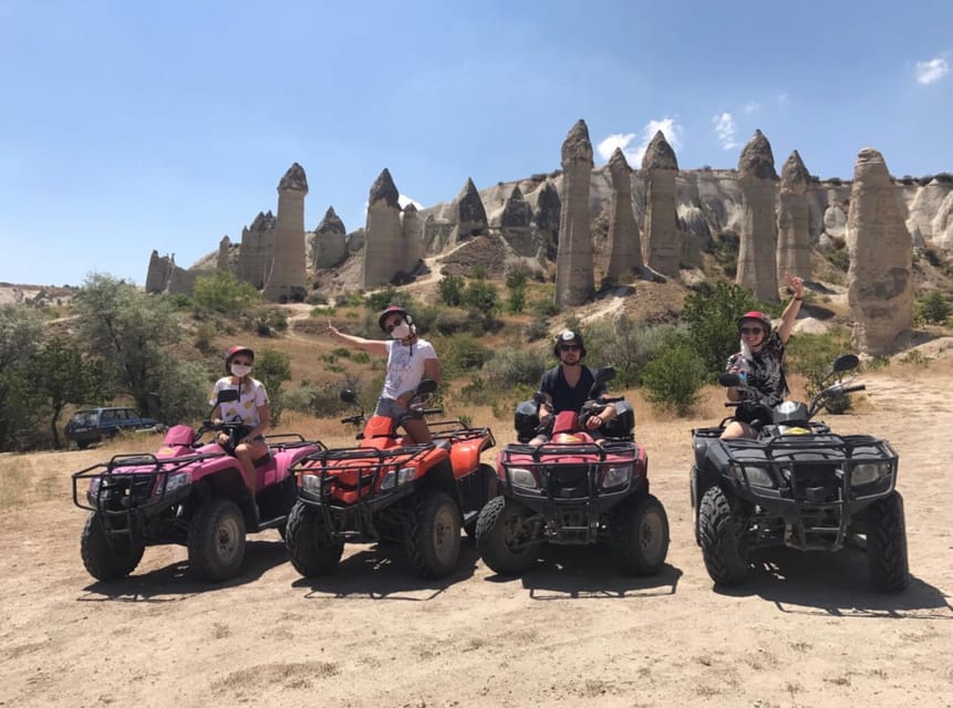 Göreme: Cappadocia Sunset ATV Tour - Red Valley and Rose Valley photo stops