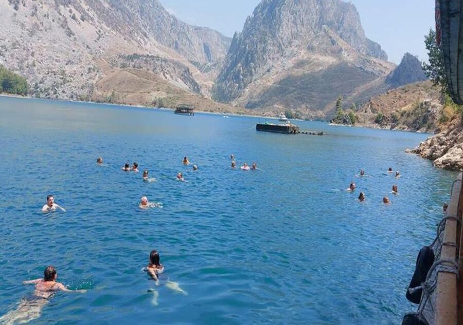 Green Canyon: Boot Tour with Lunch, Soft Drinks, & Transfer - The morning transfer from Side or Alanya