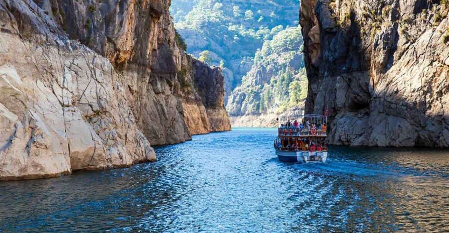 Green Canyon: Boot Tour with Lunch, Soft Drinks, & Transfer - Green Canyon from the water