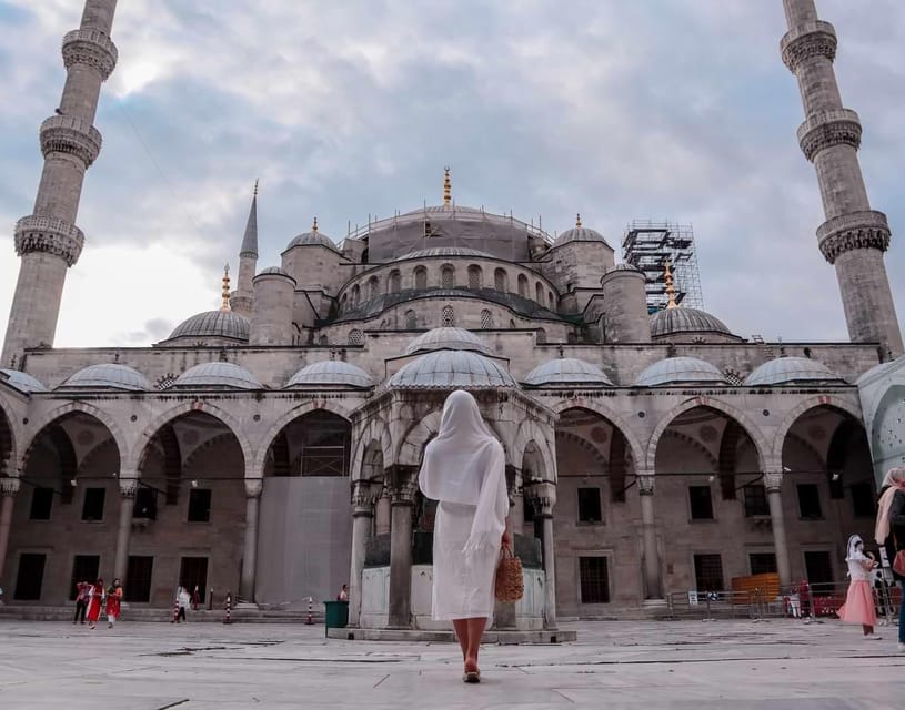 Istanbul: Blue Mosque, Hagia Sophia, & Basilica Cistern Tour - Inside the Blue Mosque and its blue Iznik tiles