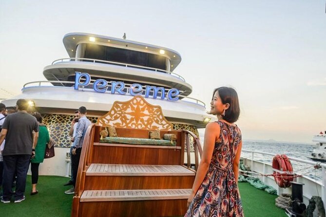 Istanbul Bosphorus Cruise Dinner, Drinks & Show with Pickup - Landmark-by-landmark along the strait