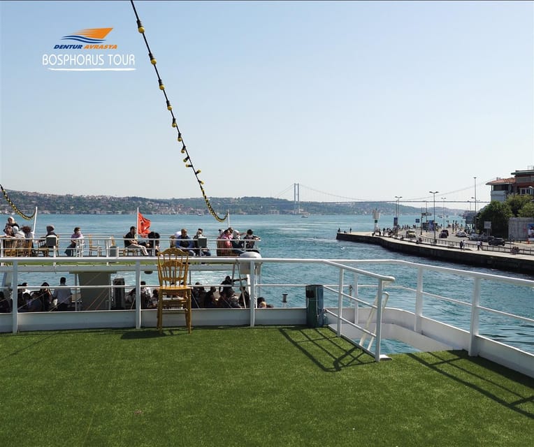 Istanbul: Bosphorus Cruise from Europe or Asia & Audio Guide - Under the bridges toward Rumeli Fortress
