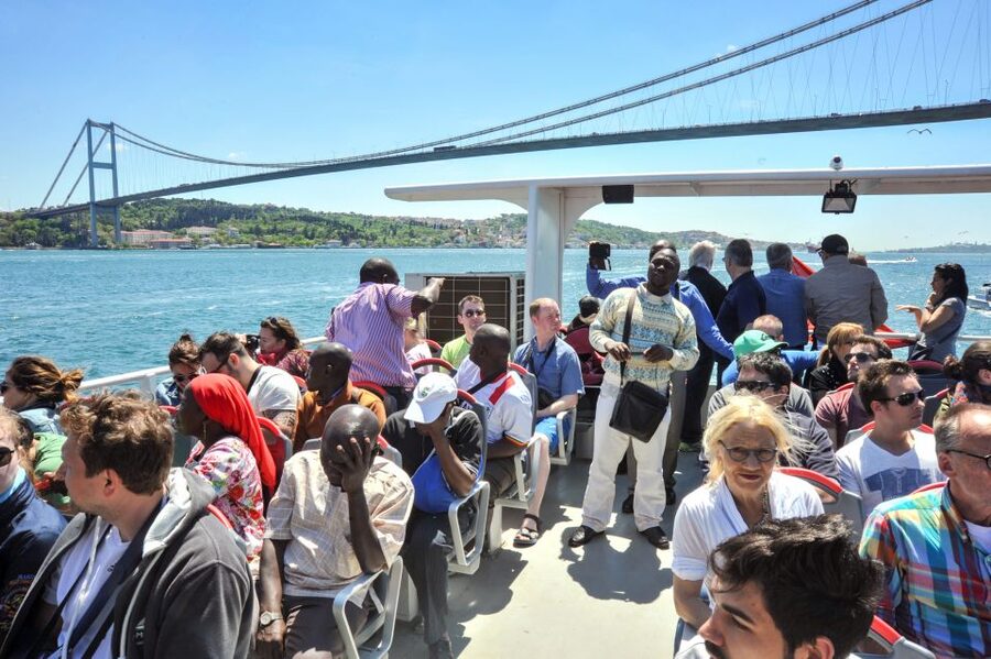 Istanbul: Bosphorus Cruise w/Audio Guide and Sunset Option - Rumeli Fortress and the second bridge