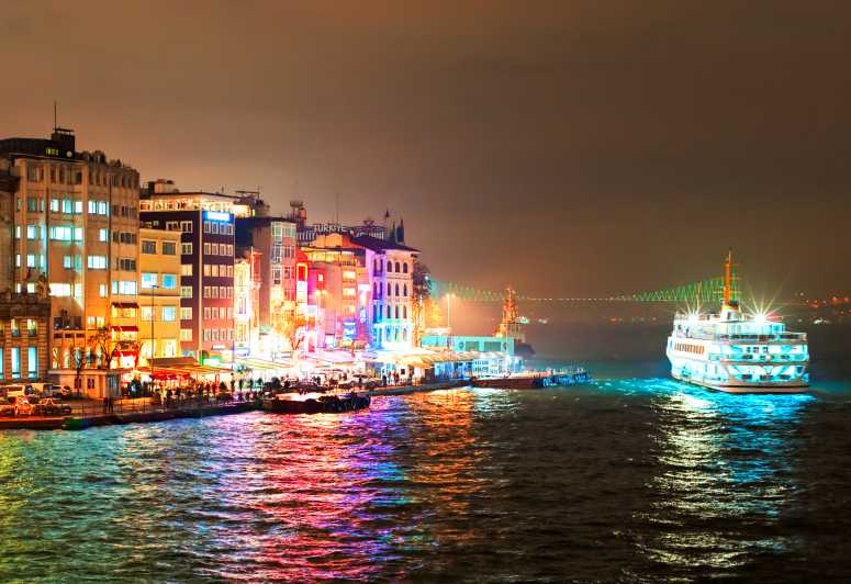 Istanbul: Bosphorus Dinner Cruise Incl. Drinks with Transfer - Boarding the yacht from central Istanbul