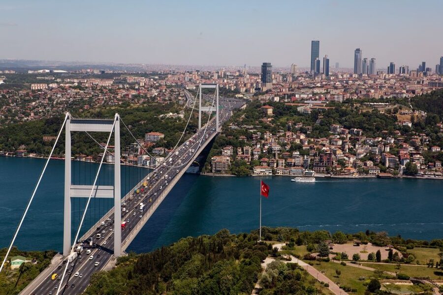 Istanbul: Bosphorus Sightseeing Boat Tour with Guide - Leaving the European shore