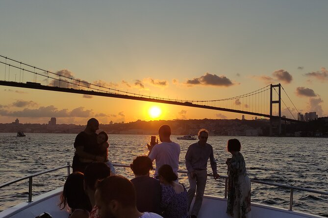 Istanbul Bosphorus Sunset Cruise with Wine on a Luxury Yacht - The European Shore: Palaces, Mosques, and Bridges