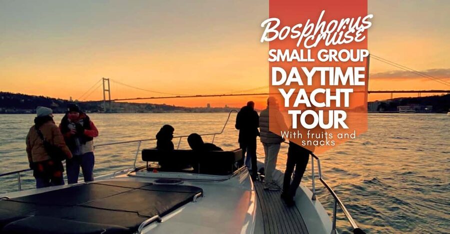 Istanbul: Daytime Bosphorus Yacht Cruise with Fruit & Snacks - Galata Tower, Galata Bridge, and Galataport