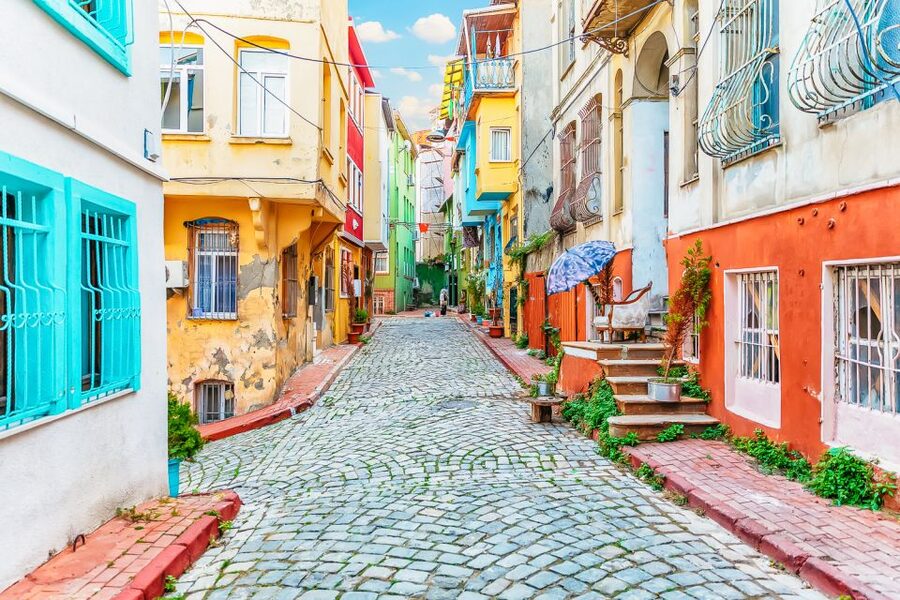 Istanbul: Fener, Balat, Old Greek and Jewish Quarter Tour - Fener’s colorful houses and steep lanes