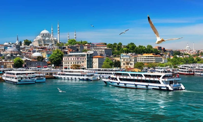 Istanbul: Guided Bosphorus Cruise & Golden Horn Bus Tour - Along the Golden Horn by coach