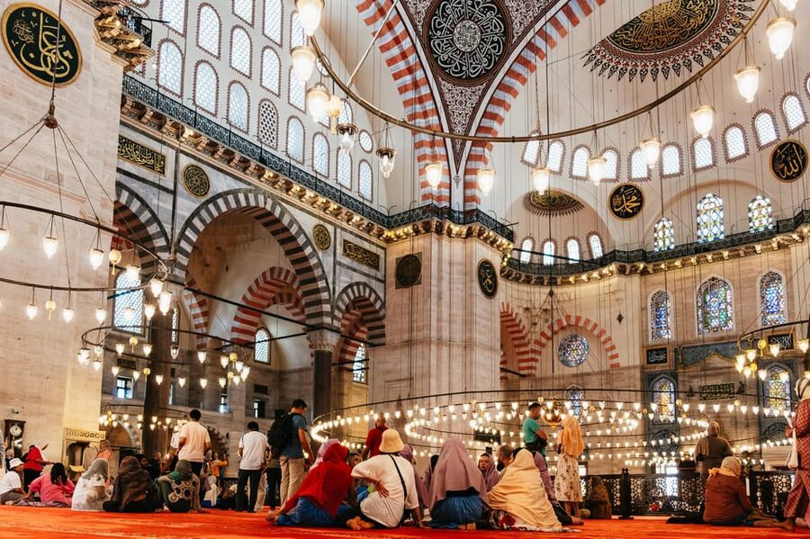 Istanbul: Hagia Sophia, Blue Mosque, Suleymaniye Mosque Tour - Walking, clothing, and timing
