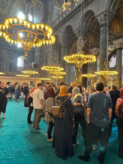 Istanbul: Hagia Sophia Ticket with Audio Guide & Blue Mosque - Entering Hagia Sophia with the flexible ticket
