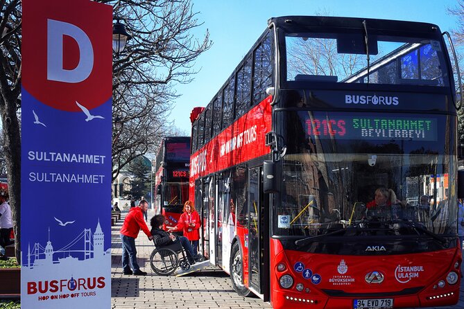 Istanbul Hop-on Hop-off Sightseeing Red Bus - Crossing toward Beylerbeyi Palace