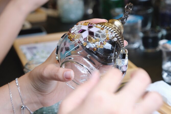 Istanbul Mosaic Lamp Workshop in Grand Bazaar - Choosing colors, shapes, and patterns