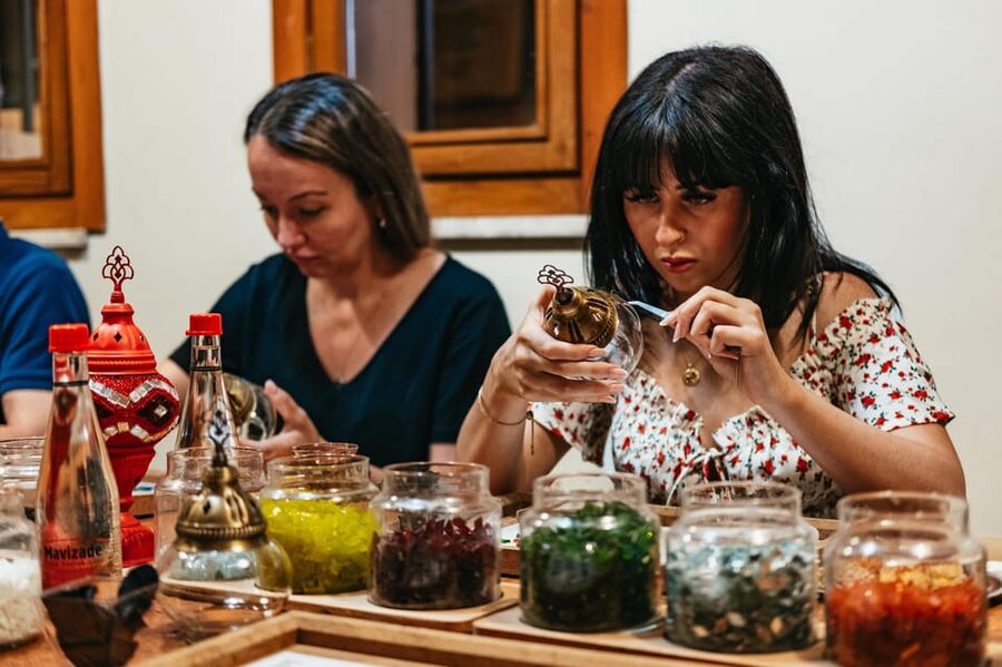 Istanbul:Original Turkish Mosaic Lamp Workshop w/ Snacks - Assembling the lamp and packing it for the journey home