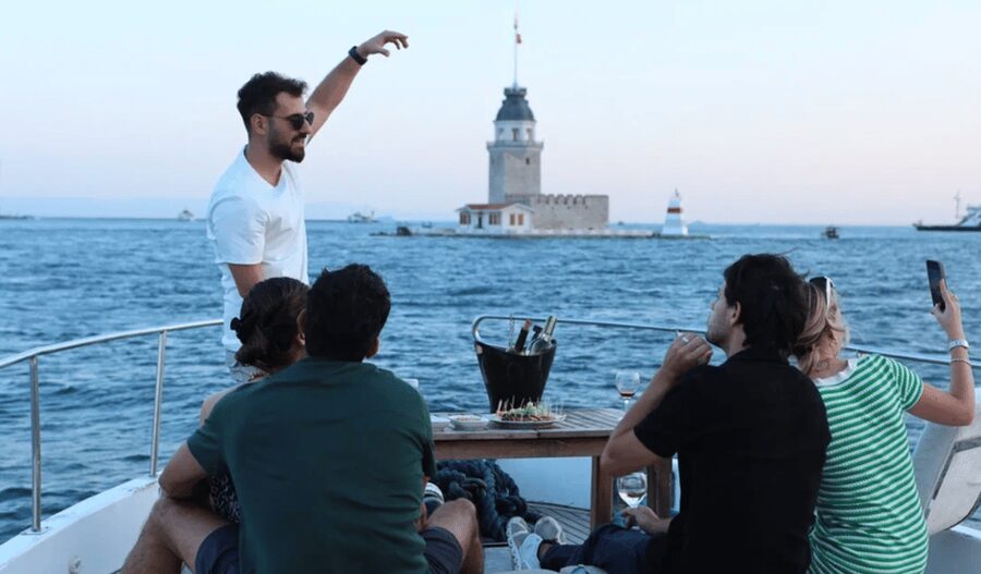 Istanbul: Small Group Yacht Tour with Unlimited Wine - The European shore: Galataport to Ortaköy