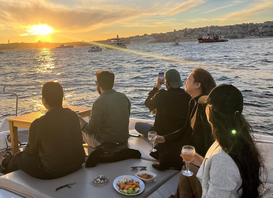 Istanbul: Small Group Yacht Tour with Unlimited Wine - Crossing the Bosphorus Bridge