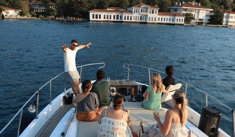 Istanbul: Small Group Yacht Tour with Unlimited Wine - Wine, snacks, and the social side