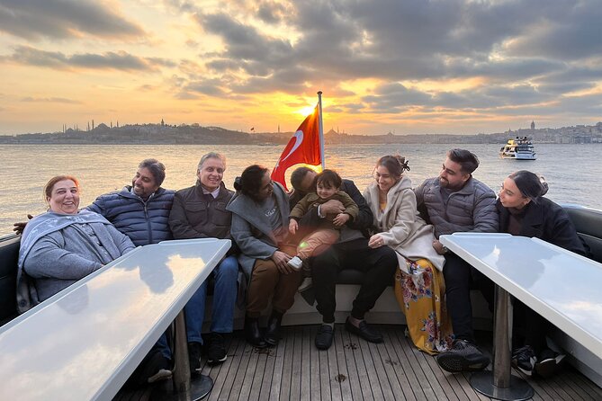 Istanbul Sunset Cruise on the Bosphorus - Rumeli Fortress and the European shore