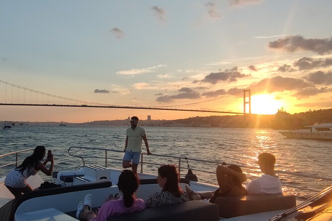 Istanbul Sunset Cruise on the Bosphorus - First views: palaces, bridges, and the Bosphorus island