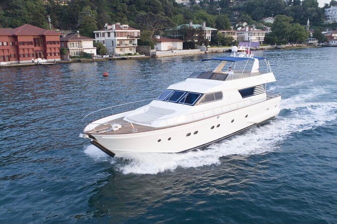 Istanbul Sunset Yacht Cruise on the Bosphorus with Transfers - Galatasaray Island and the turn north