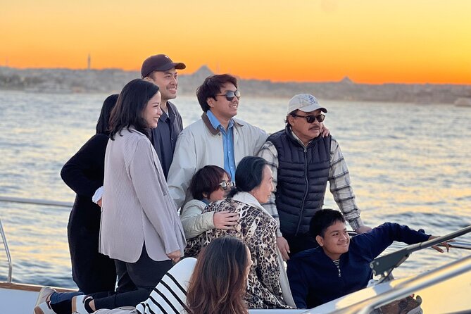 Istanbul Sunset Yacht Cruise on the Bosphorus with Transfers - Galataport begins the evening