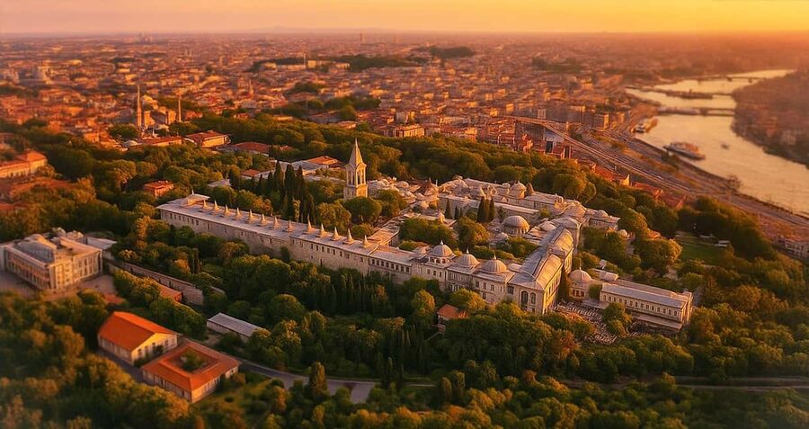 Istanbul: Topkapi Palace & Harem Museum Ticket & Audio Guide - The palace courtyards and royal collections