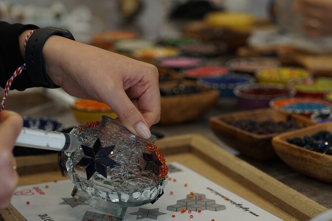 Istanbul: Turkish Mosaic Lamp Workshop in Galata – All Included - What you actually do in the Galata workshop