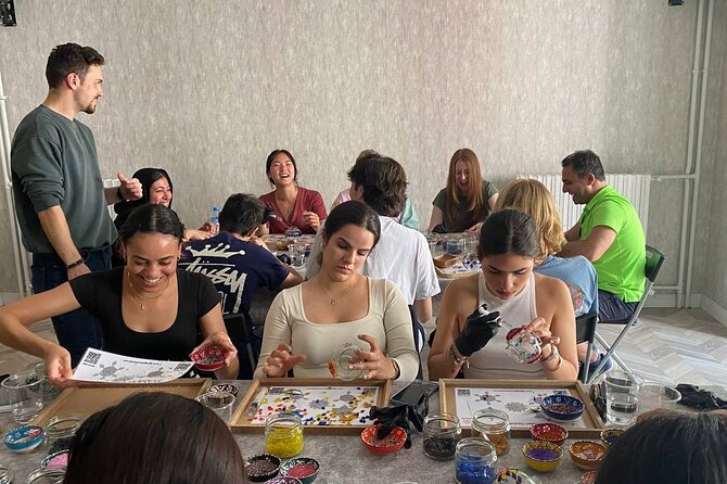 Istanbul: Turkish Mosaic Lamp Workshop in Galata – All Included - Turkish tea, sweet snacks, and a relaxed pace