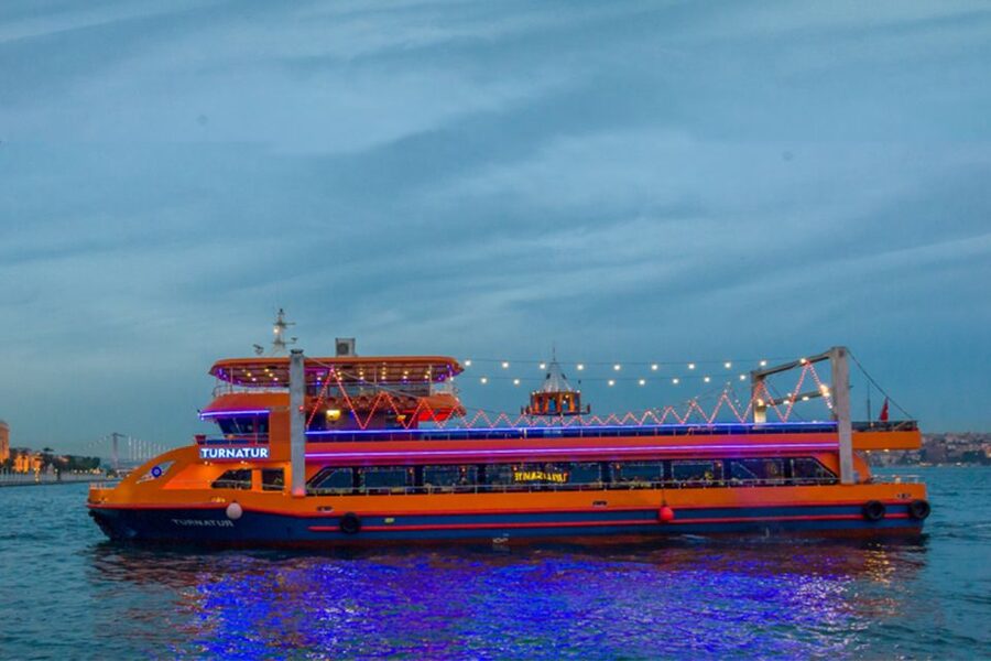 Istanbul: Turkish Night on the Bosphorus Dinner Cruise - Dinner choices and the Turkish welcome