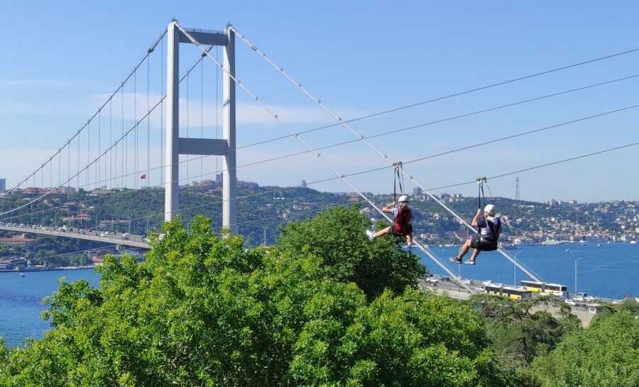 Istanbul: Zipline Adventure with Bosphorus View - Getting to the meeting point by bus