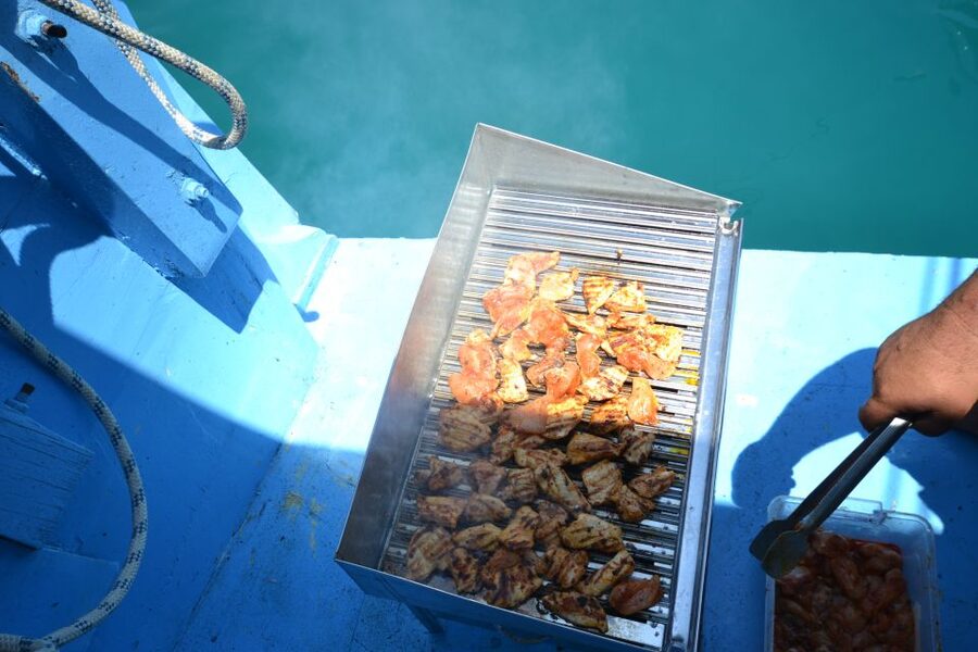 Kalkan: Kekova Sunken City Boat Trip - Tersane Bay and the first swim