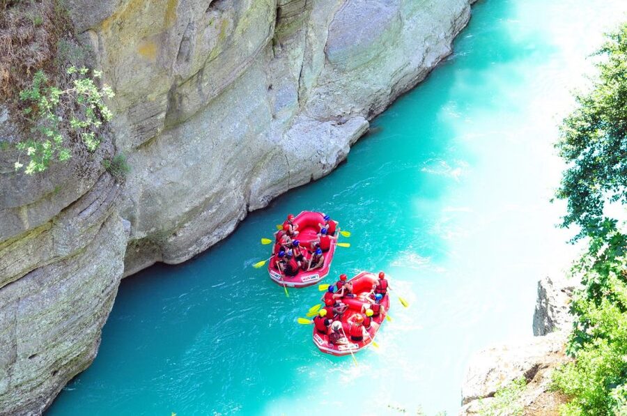 Köprülü Canyon Antalya: Whitewater Rafting Trip - Riverside lunch after the final rapid