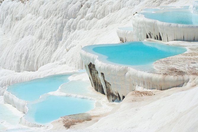Magic Carpet 10 Day Small Group Istanbul Troy Ephesus Cappadocia - Pamukkale combines water, ruins, and a sales stop