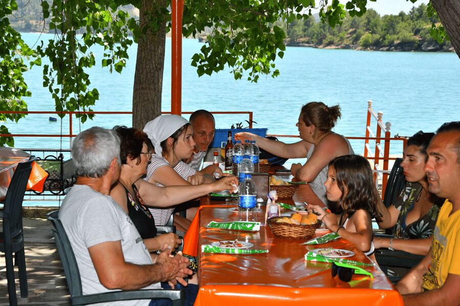 Manavgat: Guided Aqueduct, Waterfall & Green Lake Tour - Manavgat Waterfall: pretty, small, and busy