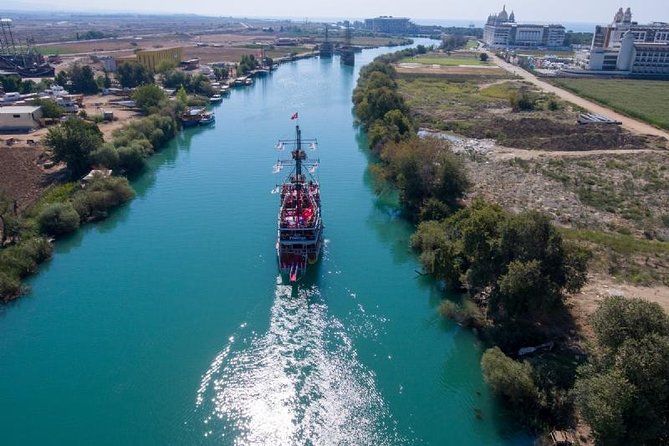 Manavgat River Cruise, Waterfalls and Market Tour from Side - The river mouth swimming stop