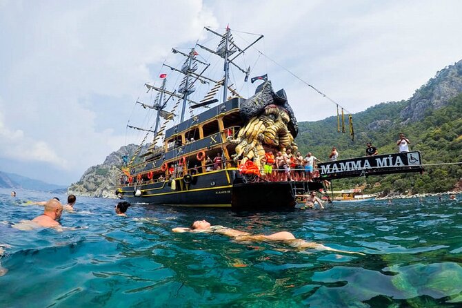 Marmaris All Inclusive Pirate Boat Trip With BBQ Lunch - Turunc is the most useful stop for non-swimmers