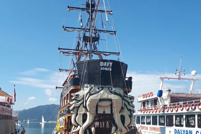 Marmaris All Inclusive Pirate Boat Trip With BBQ Lunch - Green Sea Bay closes the swimming program