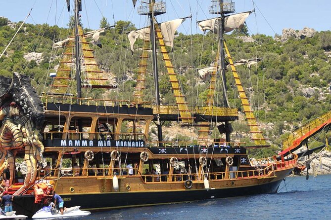 Marmaris All Inclusive Pirate Boat Trip With BBQ Lunch - Aquarium Bay offers the first proper swim