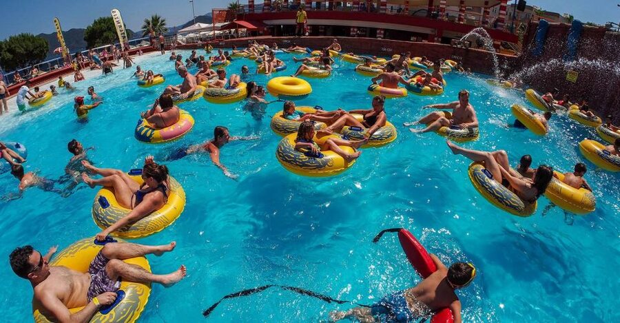 Marmaris: Atlantis Water Park Transfer and Entry Ticket - Wave Pool, Kids Pool, and Play Areas for Younger Children