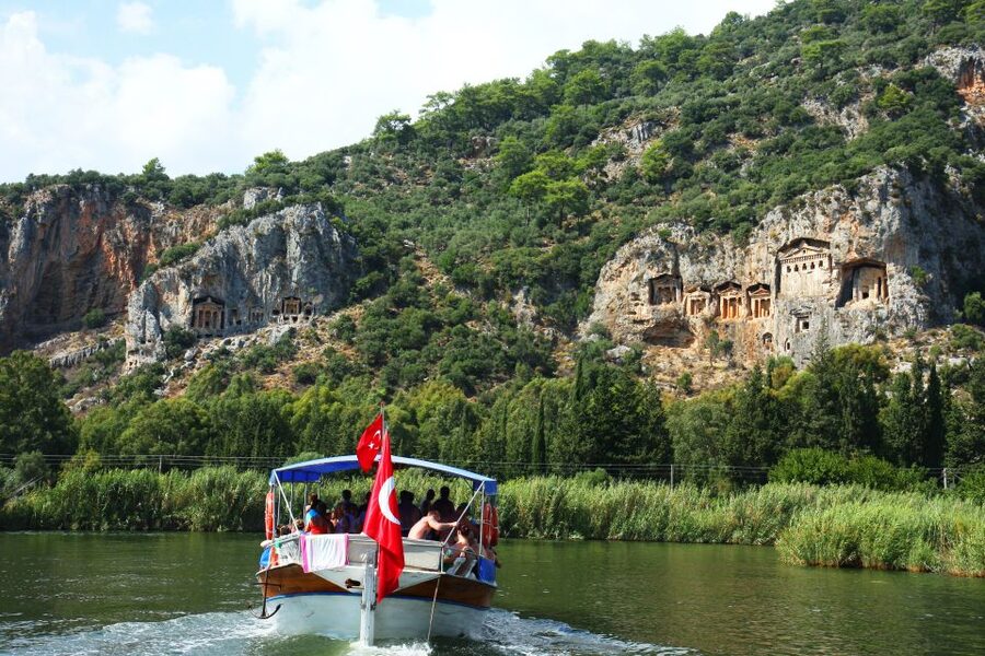 Marmaris: Dalyan Cruise, Turtle Beach & Mud Baths with Lunch - Köyceğiz Lake and the last stretch by boat